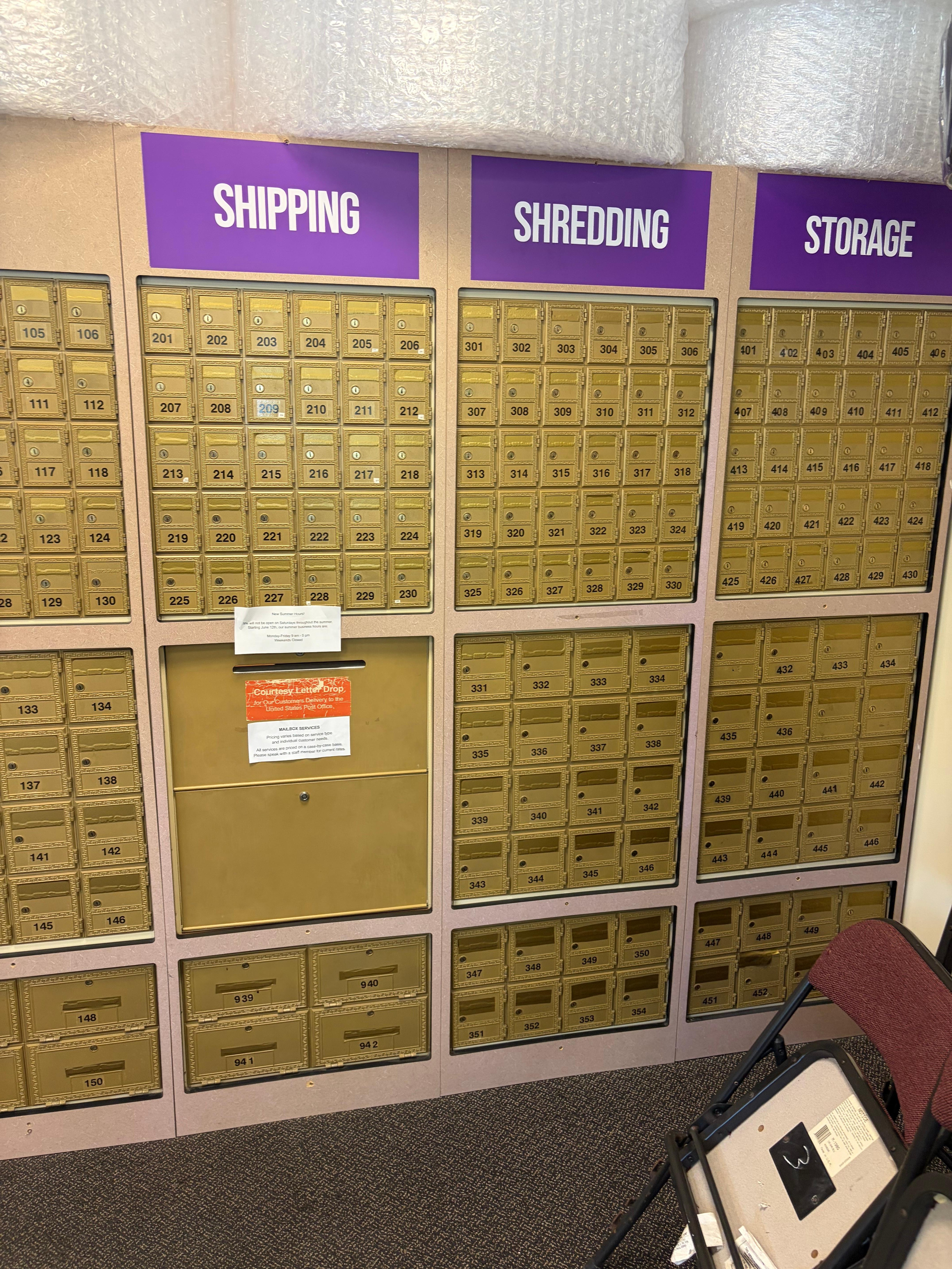 We offer a full business experience from self storage to other amenities